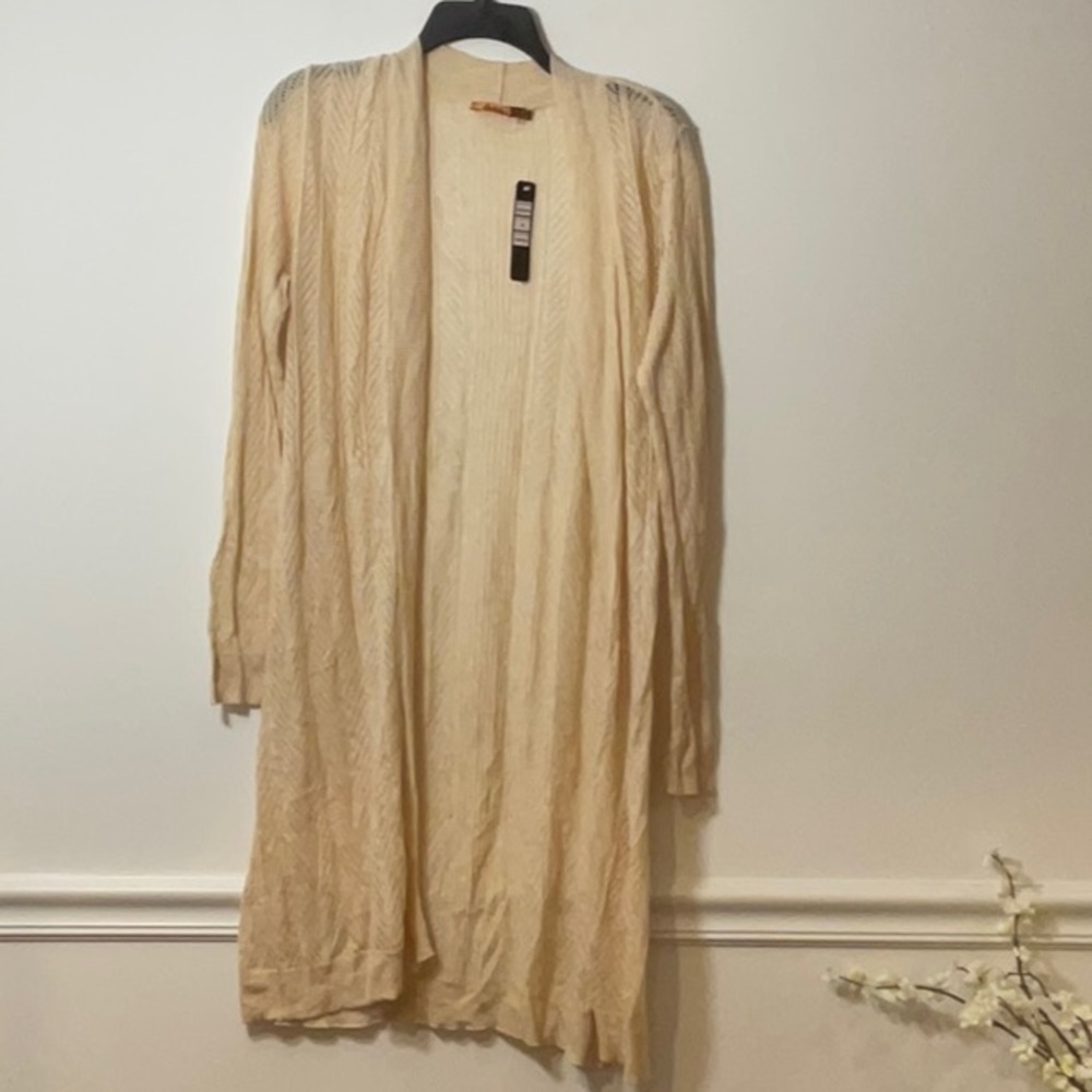 Belldini Cream Cardigan Sweater